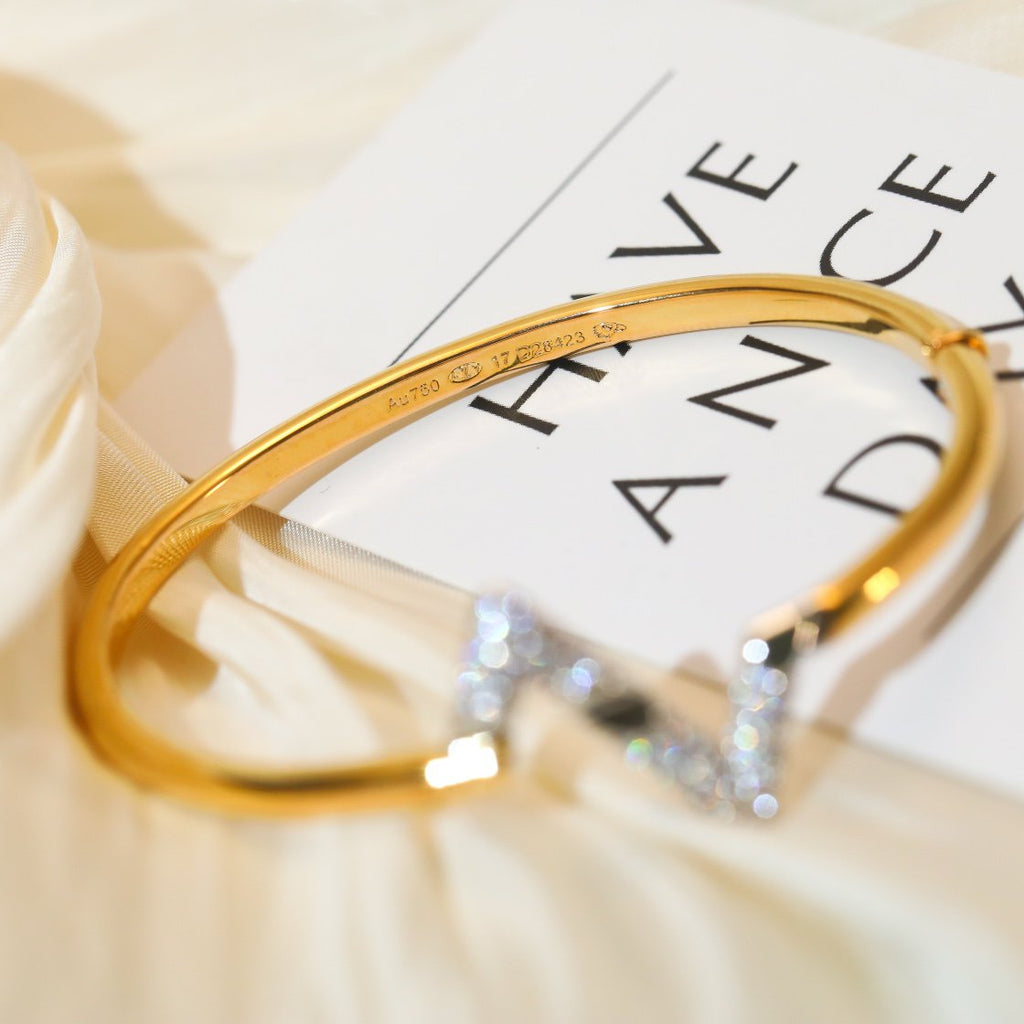 LOUIS VUITTON VOLTE UPSITE DOWN GOLD DIAMOND BRACELET