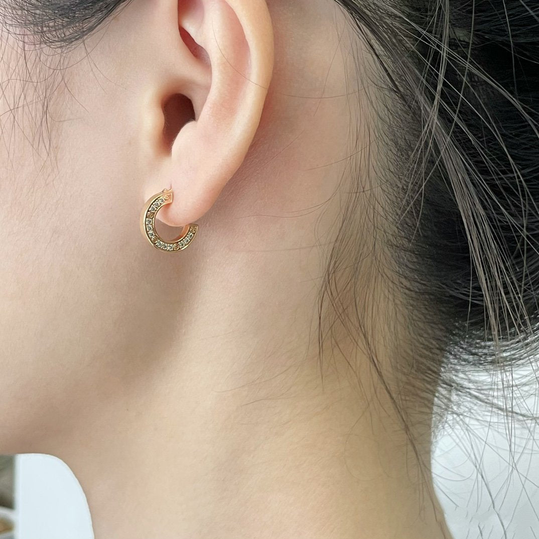 CARTIER LOVE DIAMOND EARRINGS