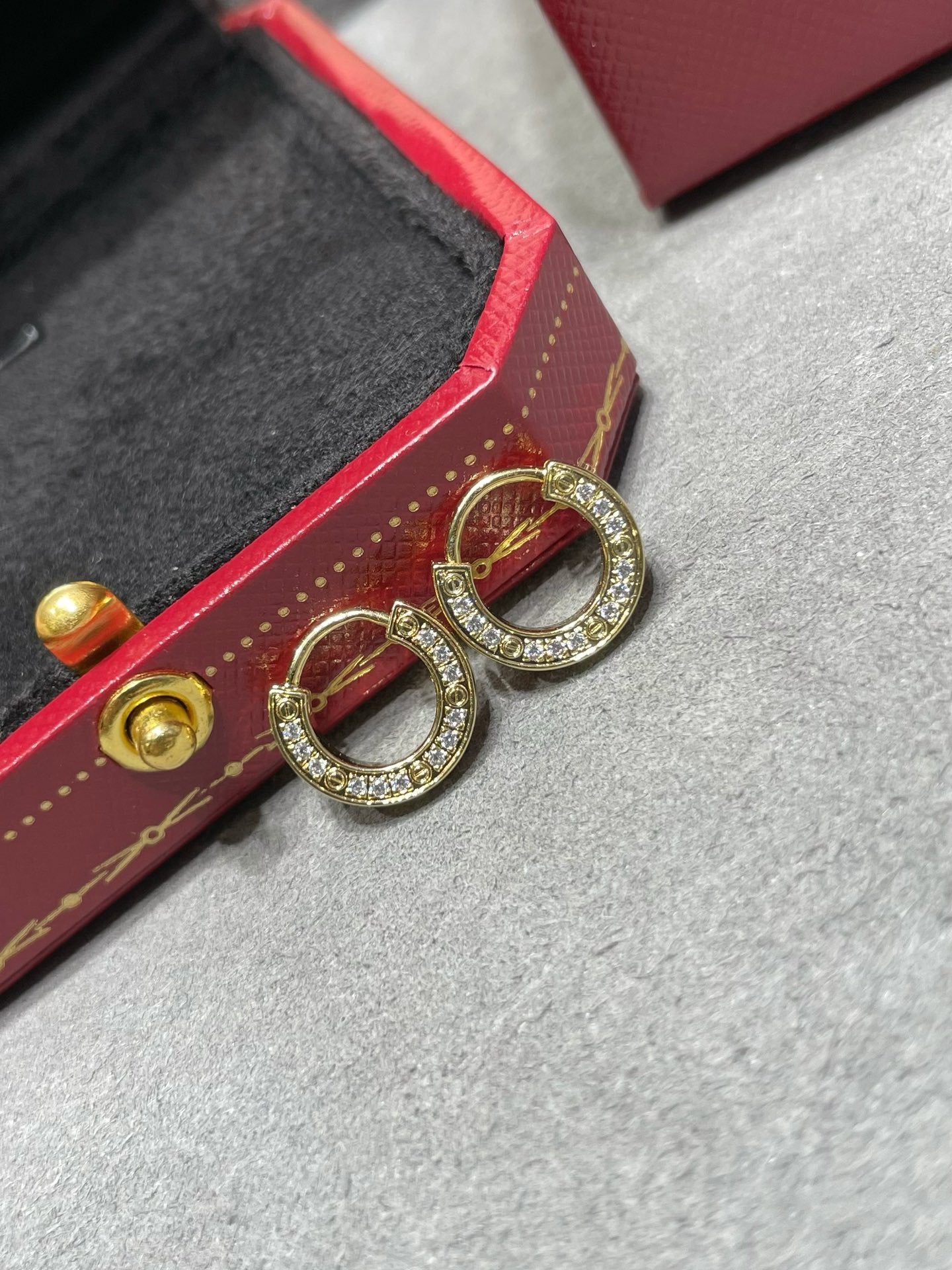 CARTIER LOVE DIAMOND EARRINGS