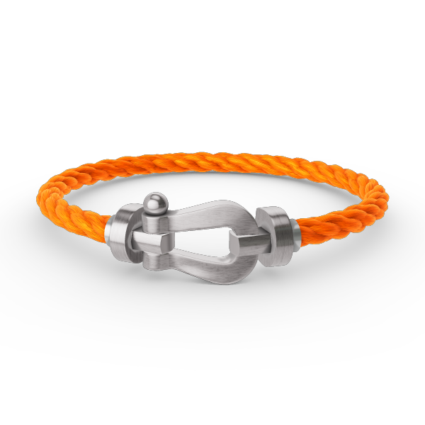 FRED FORCE LARGE HORSESHOE NO DIAMOND BRACELET SILVER