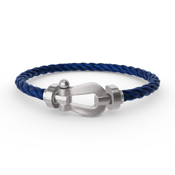 FRED FORCE LARGE HORSESHOE NO DIAMOND BRACELET SILVER